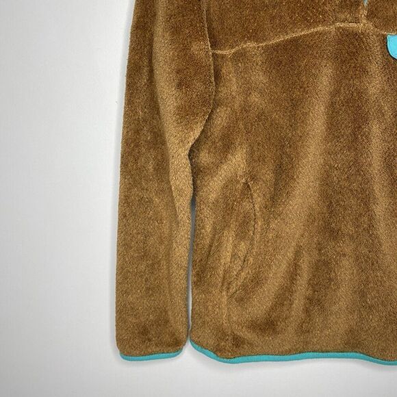 PATAGONIA Re-Tool T-Snap Pullover Women XS Brown Fleece Jacket Half-Snap - Picture 4 of 15